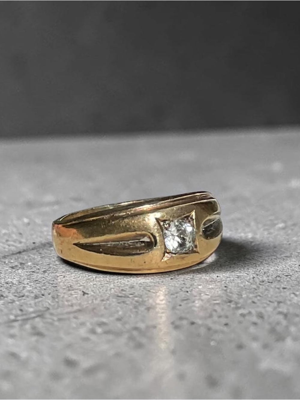 🌺Vintage Uncas Gold Filled CZ Ring
